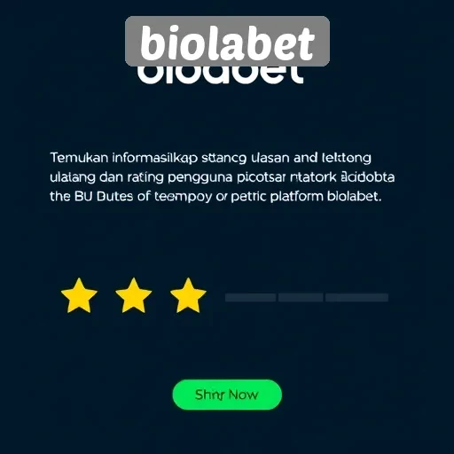 Rating Pengguna dan Ulasan tentang Biolabet